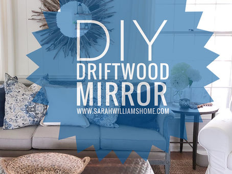 DIY DRIFTWOOD SUNBURST MIRROR