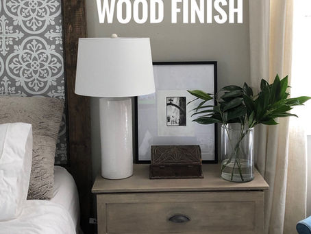 How To Get the Restoration Hardware Wood Finish Using the Whitewashing Technique and Stain
