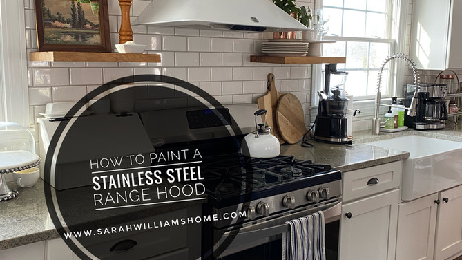 How To Paint an Oven Range Hood (Easy Level DIY)