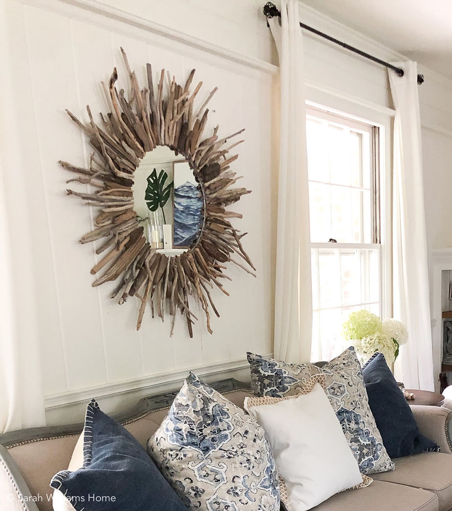 DIY DRIFTWOOD SUNBURST MIRROR