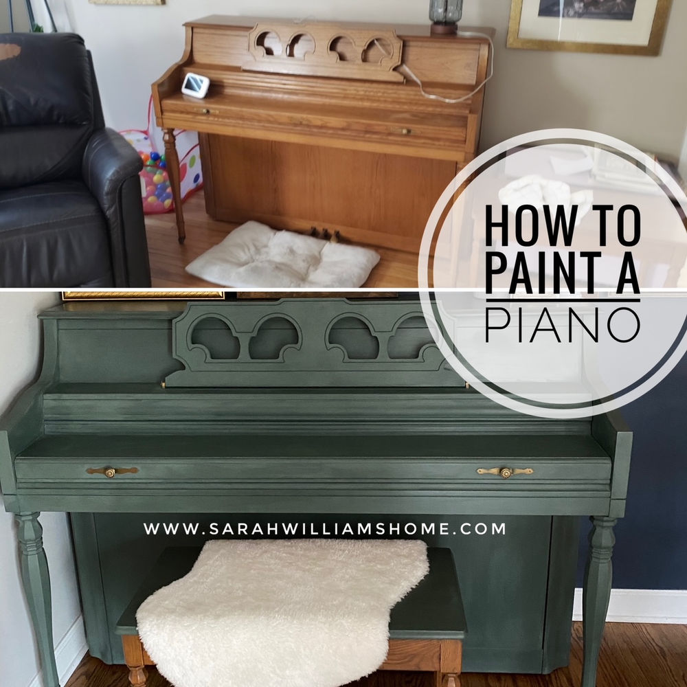 How To Paint a Piano Tips on Chalk Painting a Piano