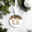 Thumbnail: Personalized 1-6 stocking Family Ceramic Ornament