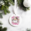 Thumbnail: Pink Santa Merry Merry Merry Chirstmas Ceramic Ornament