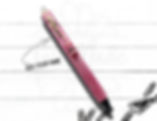 Sparkle Pink Bear Refillable Ink Pen