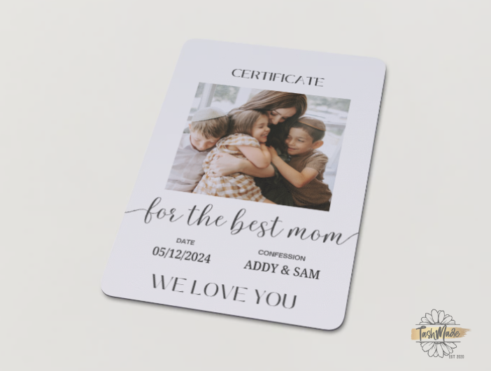 Thumbnail: Certificate for the Best Mom Magnet