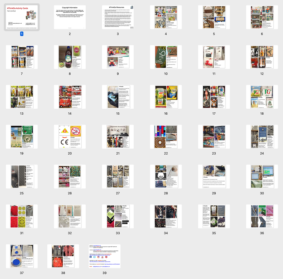 Thumbnail: ＃ThinkDo Activity Cards (pack 1) (Digital resource)