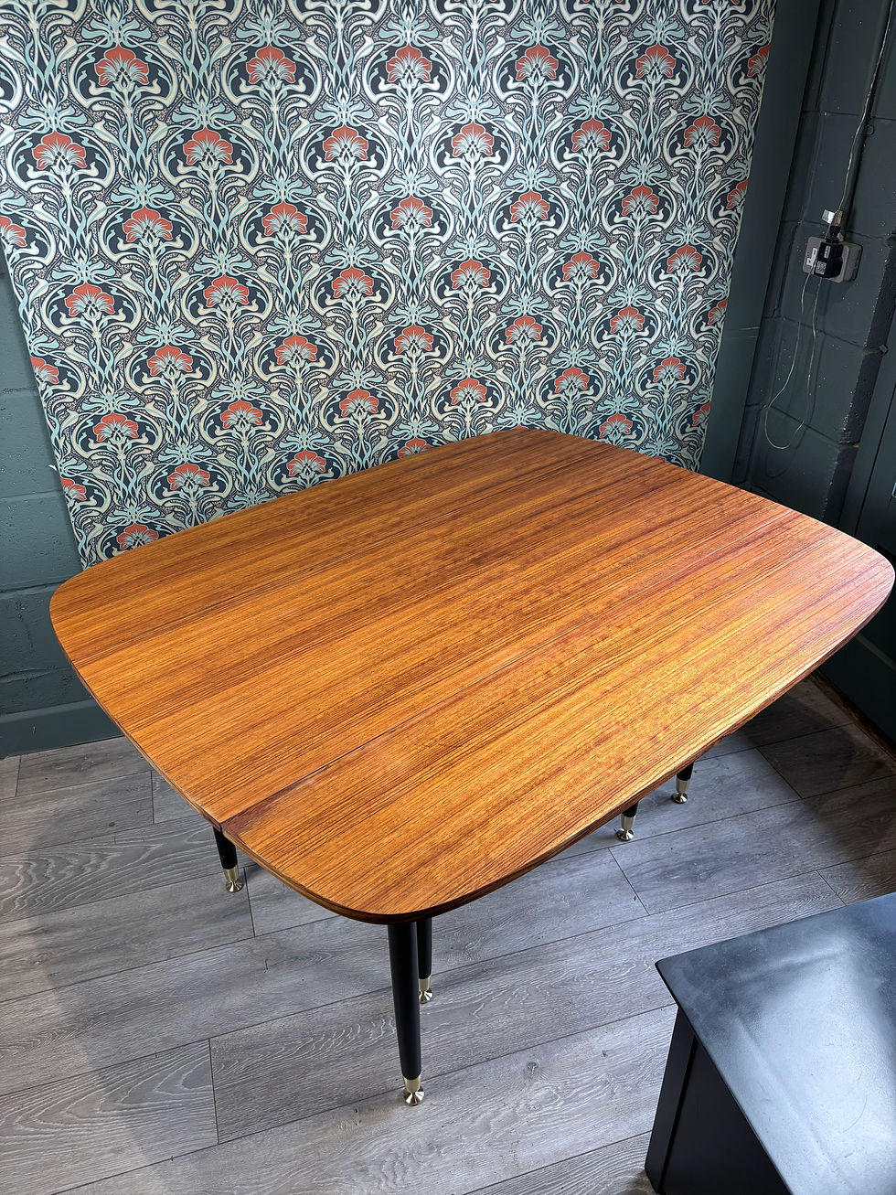 Thumbnail: E Gomme G Plan drop leaf dining table.