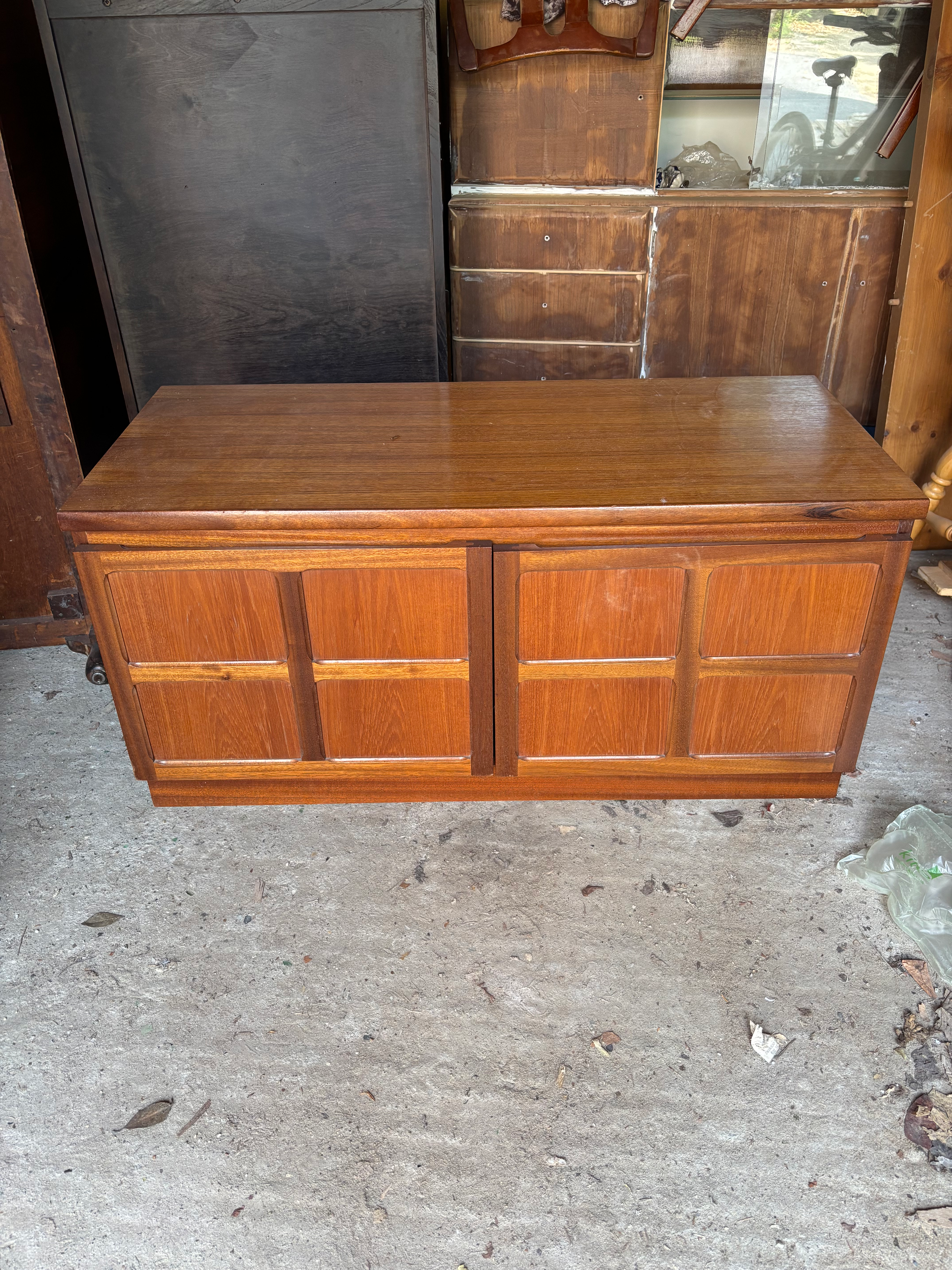 Nathan 2 doors sideboard mid century modern