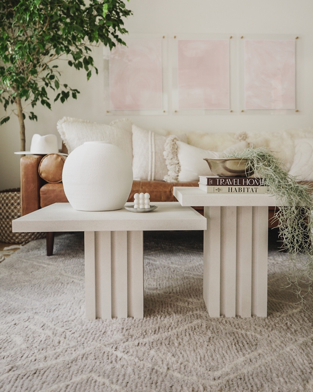 Cb2 Horseshoe Coffee Table Dupe - Pottery Barn And West Elm Coffee