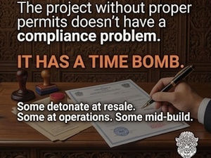 The project without proper permits HAS A TIME BOMB