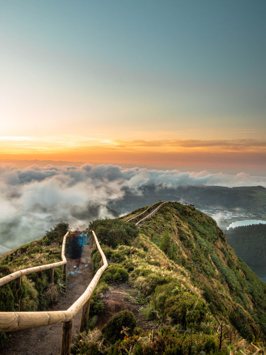 Sunset in Sete Cidades, Azores