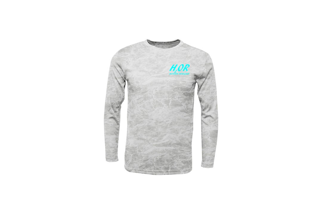 Outdoor Renegade "H2OR" Fishing Shirt  (Bonefish with Ice Blue)
