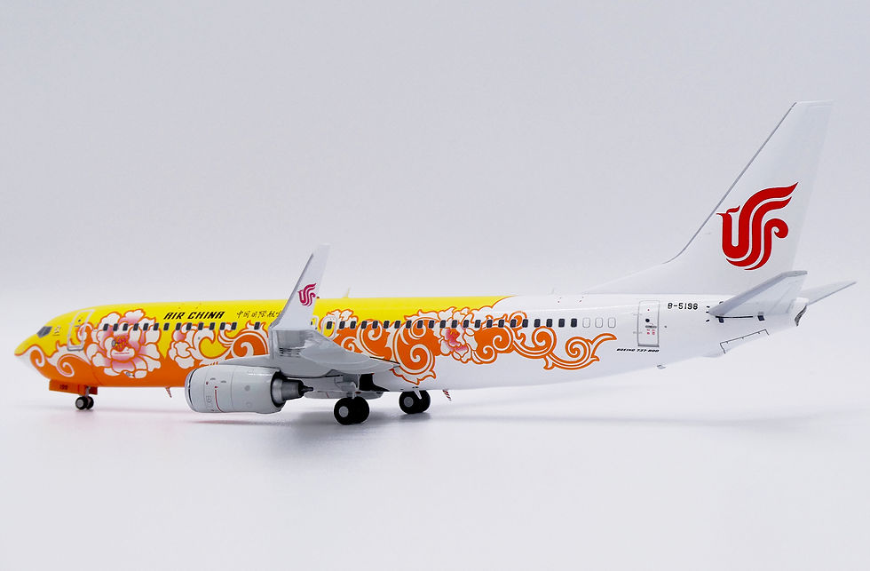 Thumbnail: Air China B737-800 Reg: B-5198 "Yellow Peony" JC Wings 1:200 Diecast LH2361