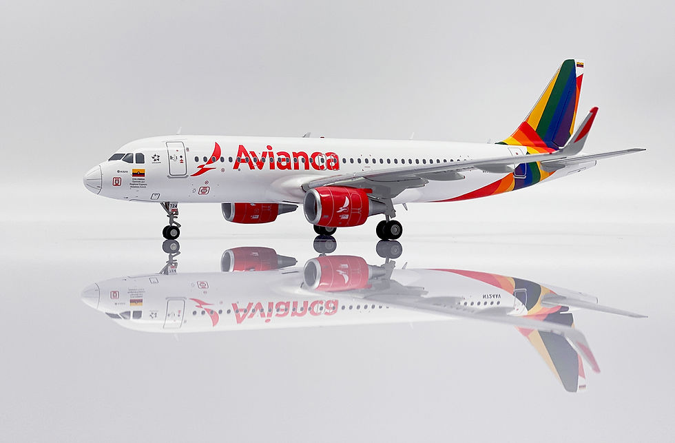 Thumbnail: Avianca A320 Reg: N724AV "Pride" JC Wings Scale 1:200 Diecast Model LH2434 (E)