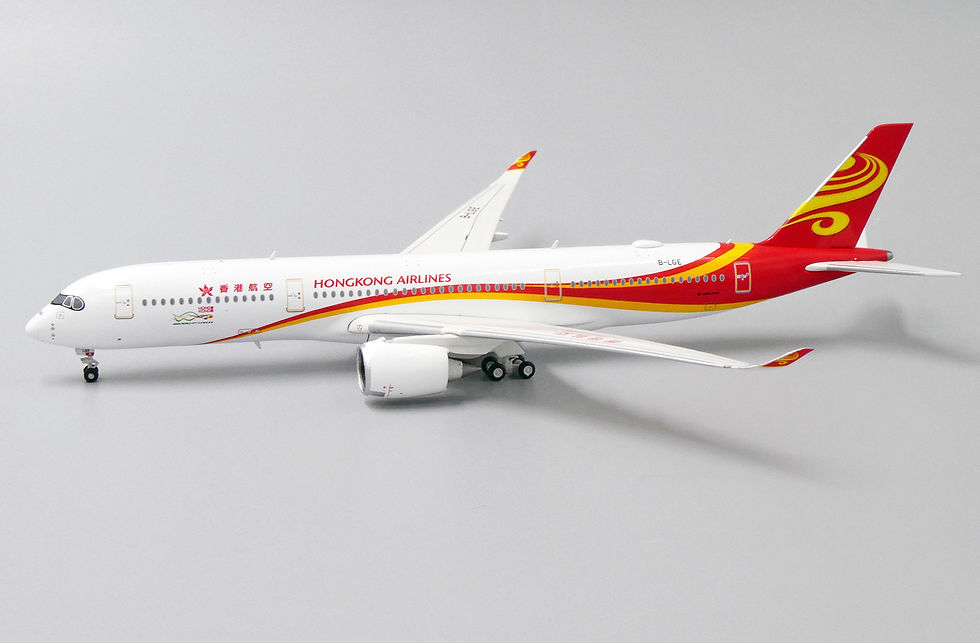 Thumbnail: Hong Kong Airlines A350-900XWB Reg: B-LGE JC Wings 1:400 Diecast LH4120 (E)