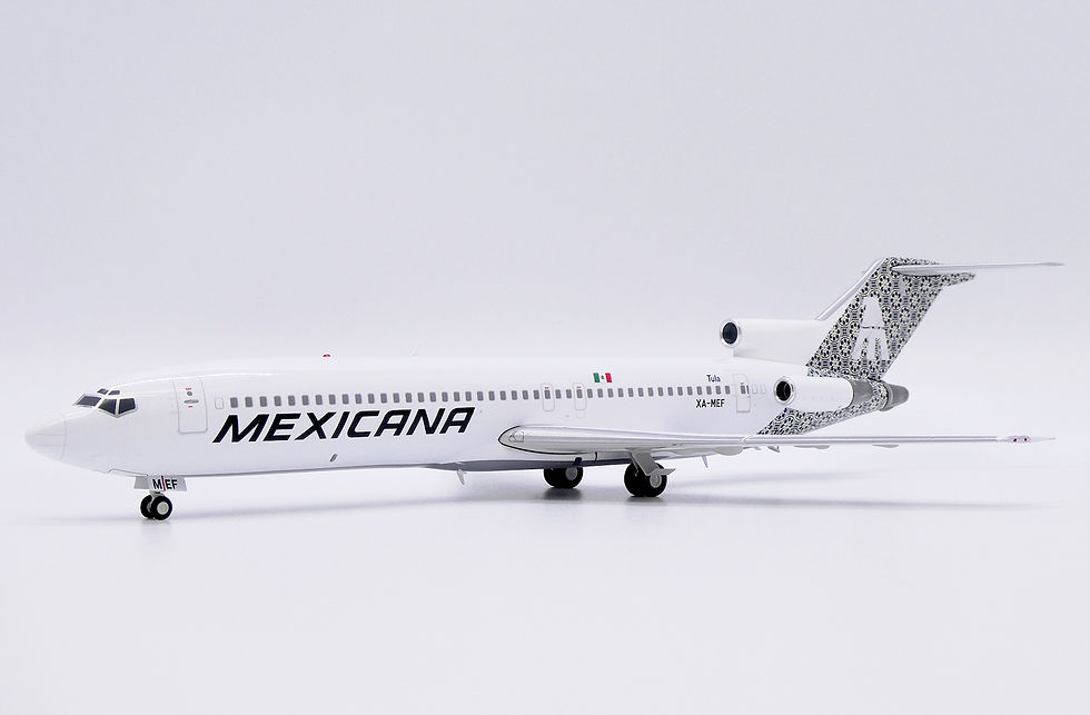 Thumbnail: Mexicana B727-200 Reg: XA-MEF "Tula" JC Wings Scale 1:200 Diecast LH2392