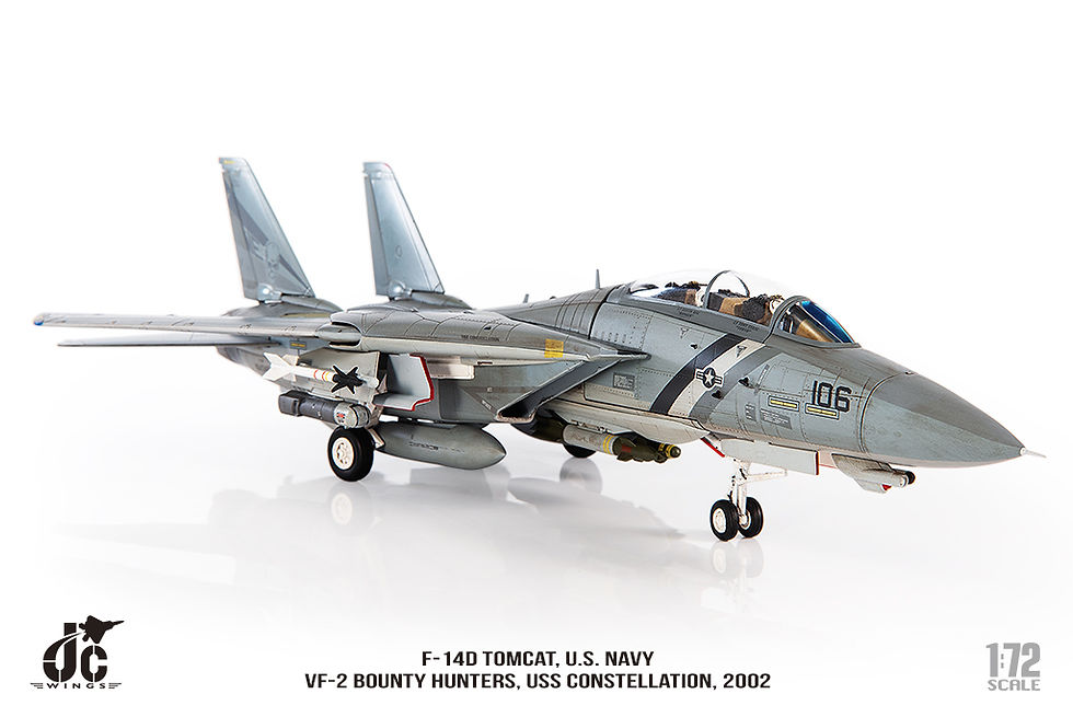 Thumbnail: F-14D Tomcat, US Navy, VF-2 Bounty Hunters, 2002, 164342, 1/72, JCW-72-F14-009
