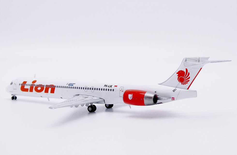Thumbnail: Lion Air MD-90 Reg: PK-LIK JC Wings Scale 1:400 Diecast model LH4398