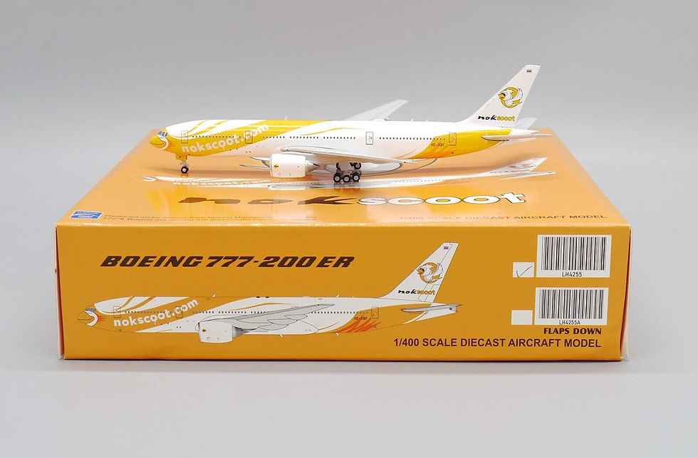 NokScoot B777-200ER Reg: HS-XBF JC Wings Scale 1:400 Diecast model LH4255