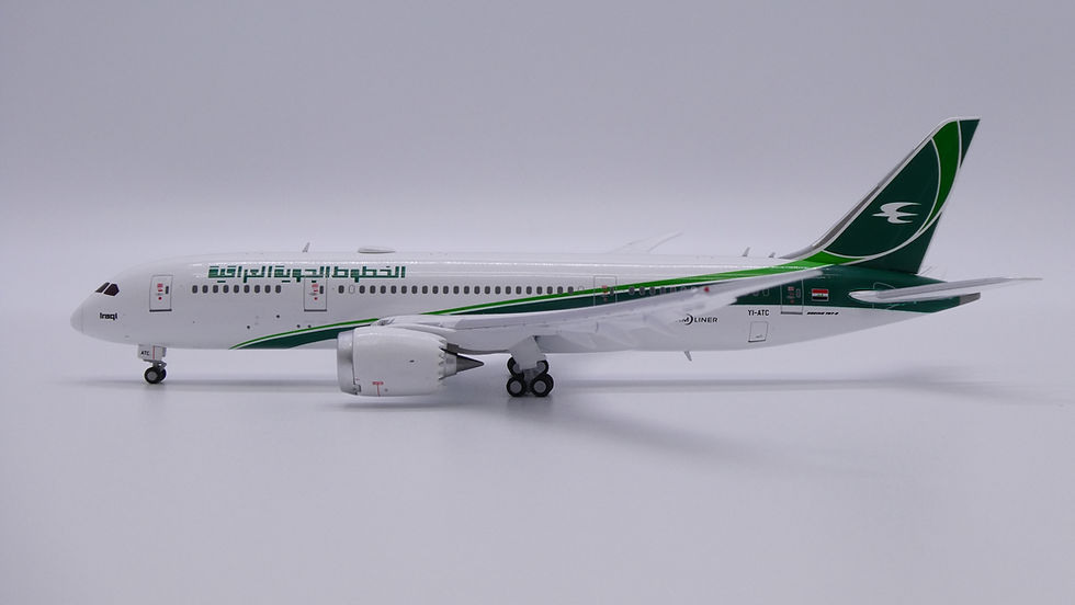 Thumbnail: "Flaps Down" Iraqi Airways B787-8 Reg: YI-ATC JC Wings 1:400 Diecast LH4356A (E)