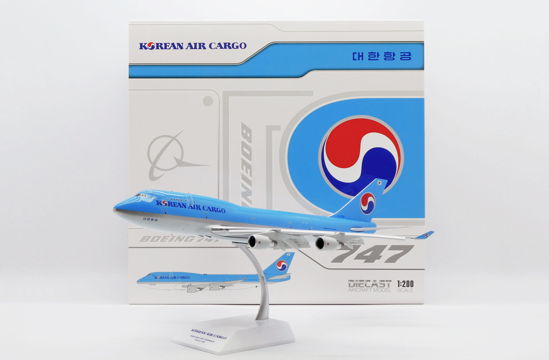 "FLAPS DOWN" Korean Air Cargo B747-400BCF Reg: HL7486 JC Wings XX20186A