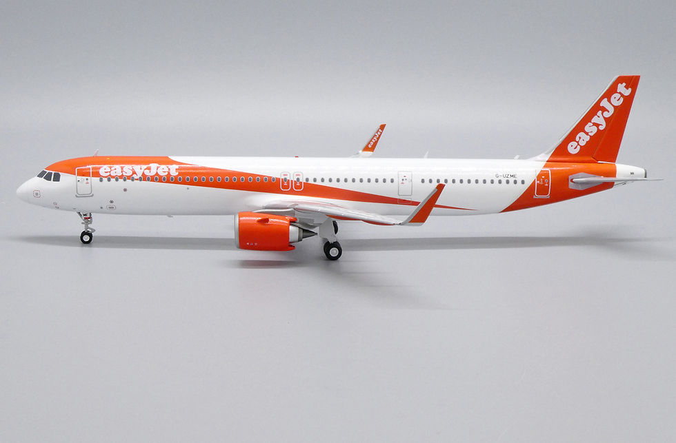 Thumbnail: easyJet A321neo Reg: G-UZME Scale 1:200 EW Wings Diecast Model EW221N004 (E+)