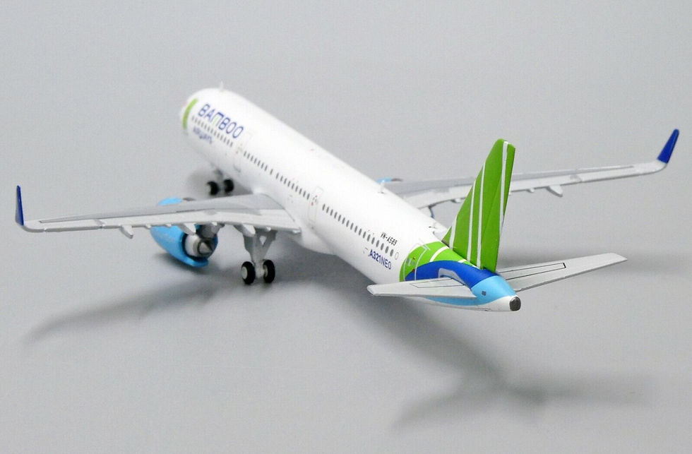 Thumbnail: Bamboo Airways A321neo Reg: VN-A589 Scale 1:400 JC Wings Diecast Model XX4180