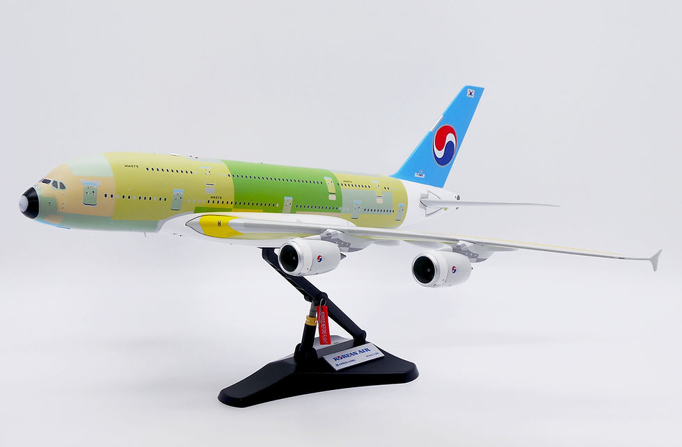 Thumbnail: XX20064 1:200 Korean Air A380 "Bare Metal" F-WWSS