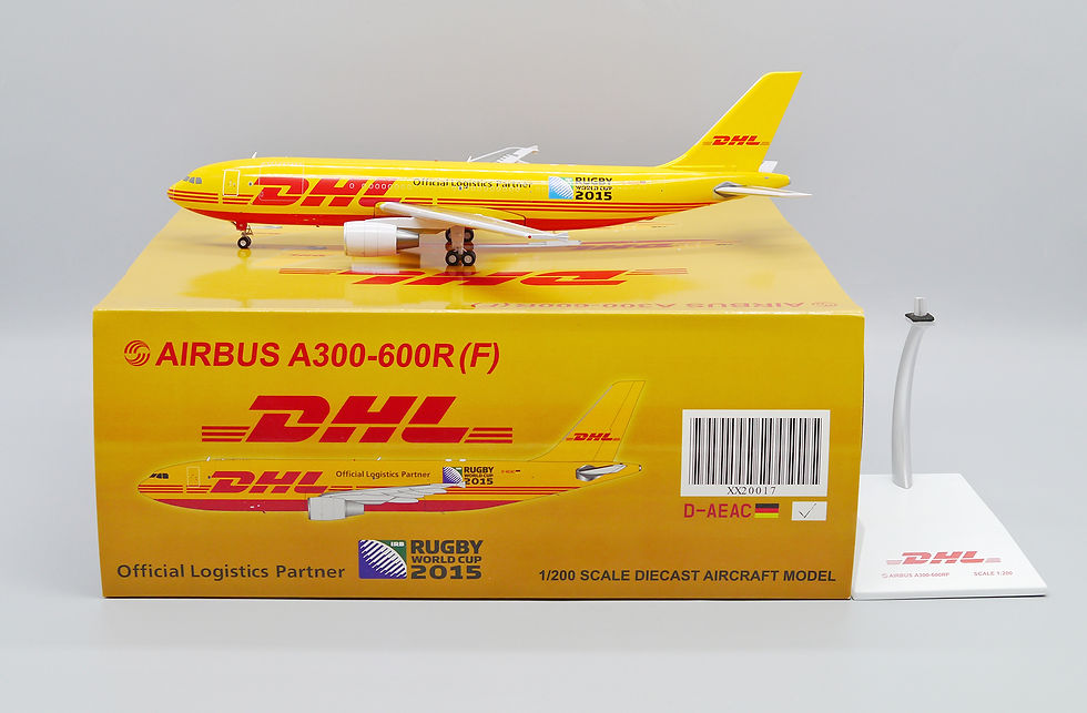 DHL A300-600R(F) Reg: D-AEAC Rugby World Cup 2015 JC Wings 1:200 Diecast XX20017