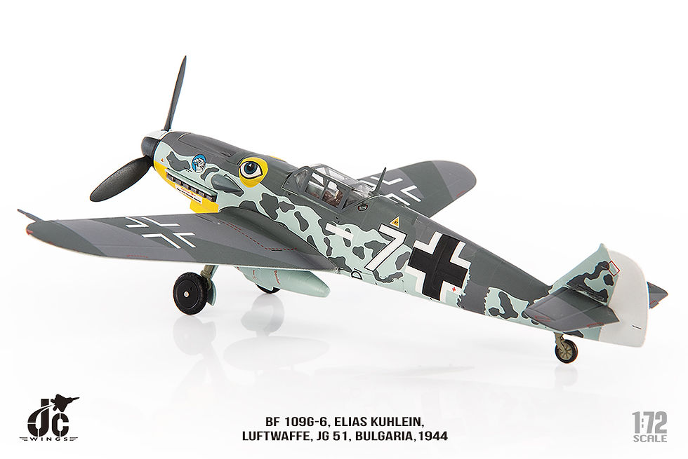 Thumbnail: BF 109G-6, Elias Kuhlein, Luftwaffe, JG51, Bulgaria, 1944, 1/72 JCW-72-BF109-002