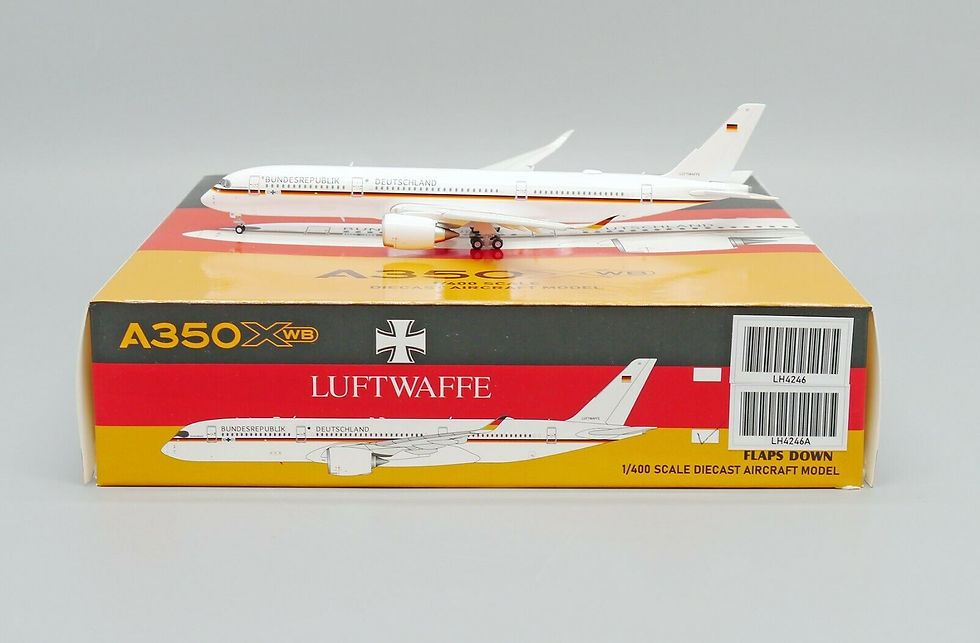 “Flaps Down” Luftwaffe A350XWB Reg:10+01 JC Wings Scale 1:400 Diecast LH4246A