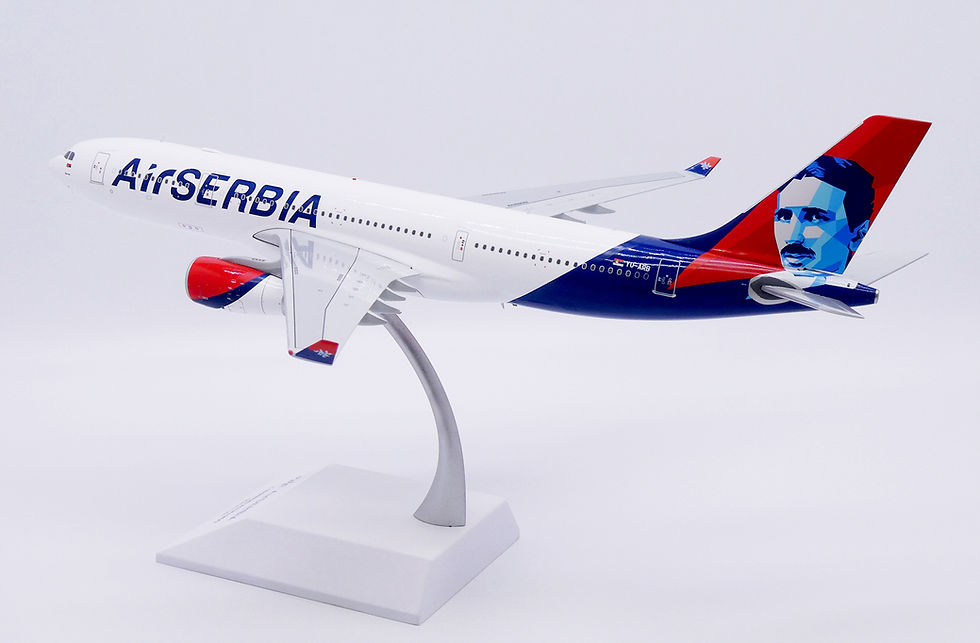 Thumbnail: XX20596 1:200 Air Serbia A330-200 "Nikola Tesla" YU-ARB