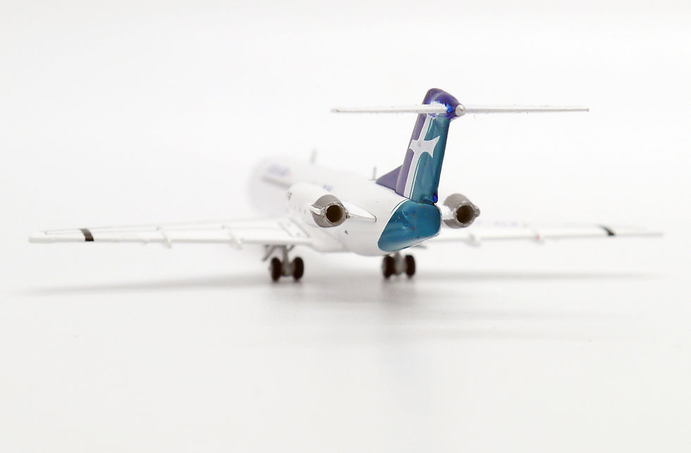 Thumbnail: SilkAir Fokker 70 Reg: 9V-SLK EW Wings Scale 1:400 Diecast Model EW4F70002 (E)