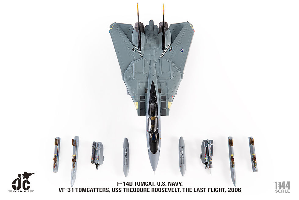 Thumbnail: F-14D Tomcat, US Navy, VF-31, The Last Flight, 2006, 1/144, JCW-144-F14-006
