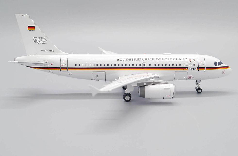 Thumbnail: Luftwaffe A319(CJ) Reg: 15+03 JC Wings Scale 1:200 Diecast model LH2248