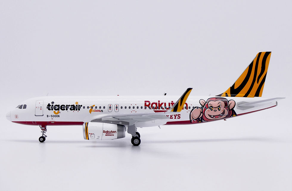 Thumbnail: Tigerair Taiwan A320 Reg: B-50006 EW Wings Scale 1:200 Diecast Model EW2320015