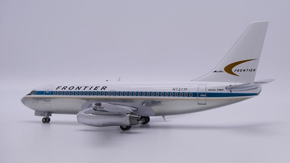 Thumbnail: Frontier Airlines B737-200 N7377F "polish" JC Wings Scale 1:200 Diecast XX20506