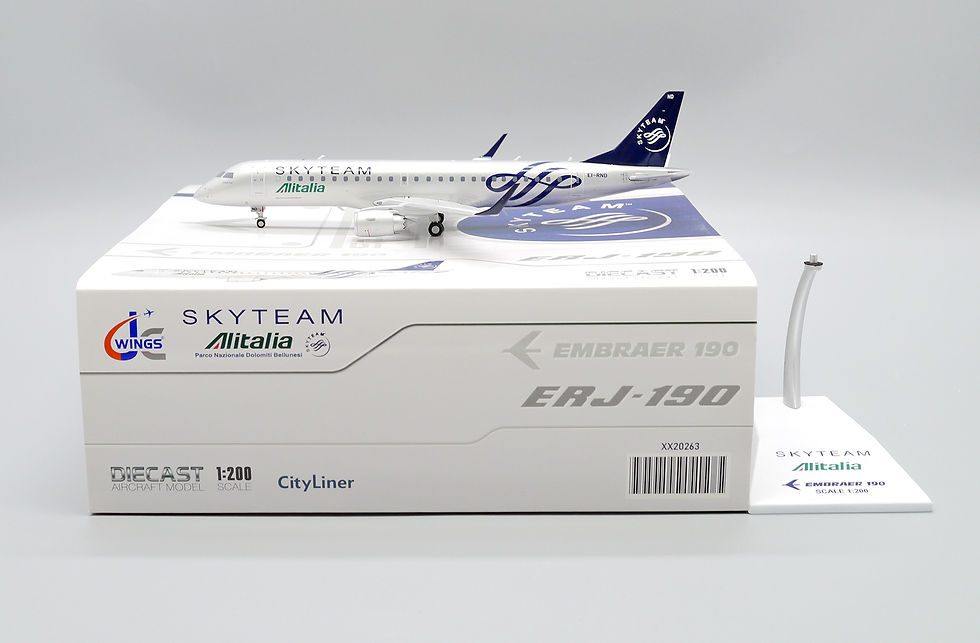 Alitalia EMBRAER ERJ-190STD Reg: EI-RND JC Wings Scale 1:200 Diecast XX20263