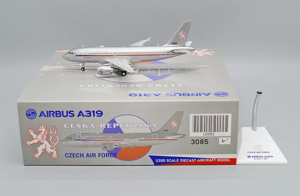 Czech Republic Air Force A319(CJ) Reg: 3085 JC Wings 1:200 Diecast LH2252 (E)