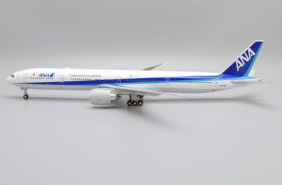Thumbnail: ANA B777-300ER Reg: JA734A "We Support UNESCO" EW Wings 1:200 Diecast EW277W006