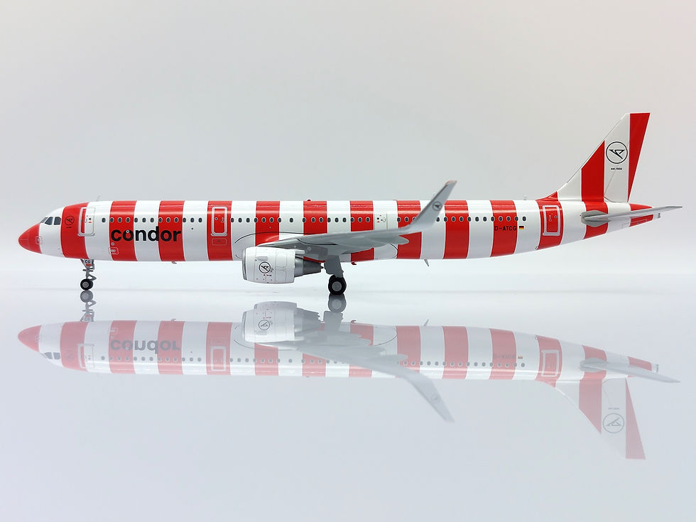 Thumbnail: Condor A321 Reg: D-ATCG 'Red" Scale 1:200 Diecast model JC Wings LH2408 (E+)