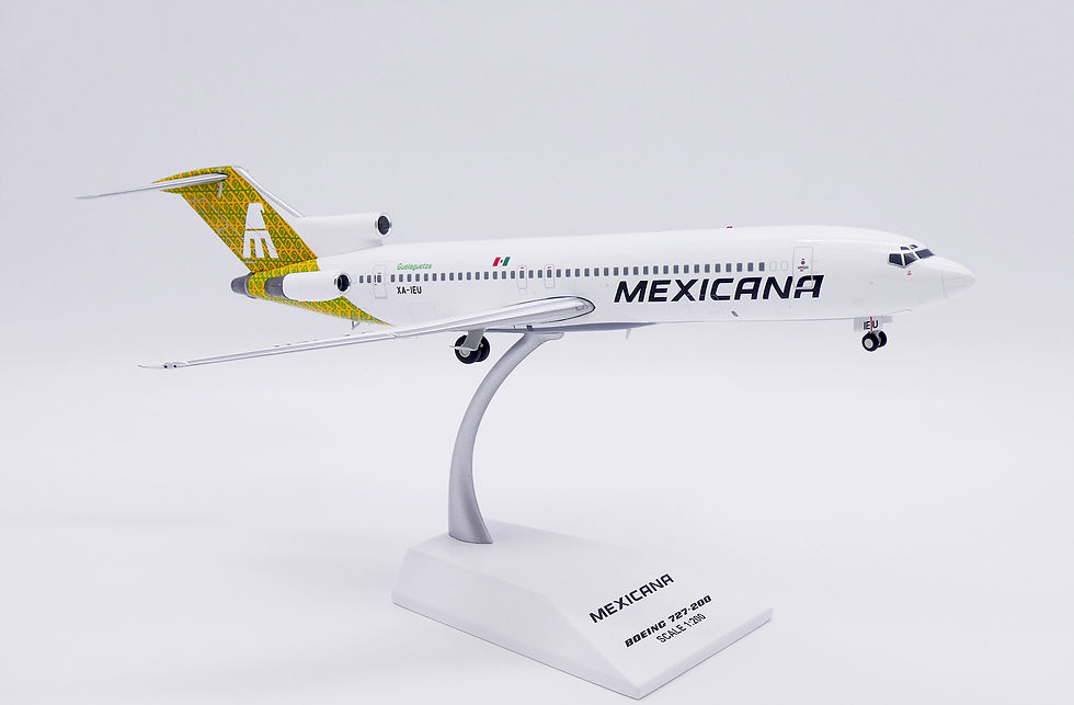 Mexicana B727-200 Reg: XA-IEU "Guelaguetza" JC Wings 1:200 Diecast LH2389