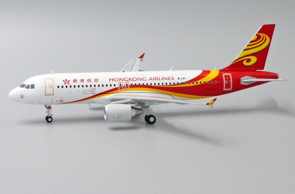 Thumbnail: Hong Kong Airlines A320 Reg: B-LPI JC Wings Scale 1:200 Diecast Model LH2219 (E)