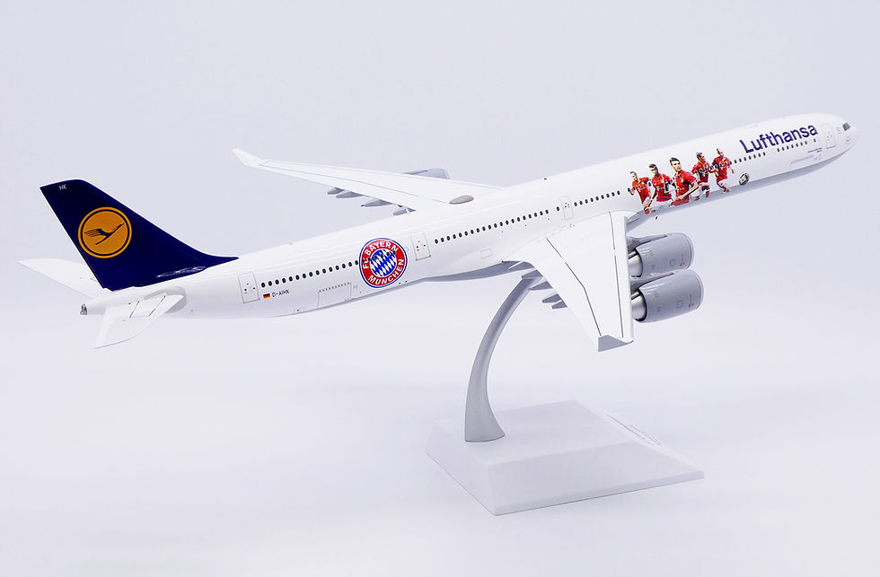 Thumbnail: XX20689 1:200 Lufthansa A340-600 "OC" "FC Bayern München" D-AIHK