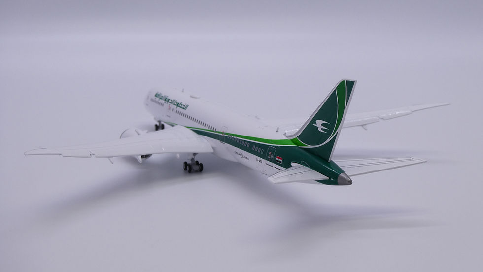 Thumbnail: "Flaps Down" Iraqi Airways B787-8 Reg: YI-ATC JC Wings 1:400 Diecast LH4356A (E)