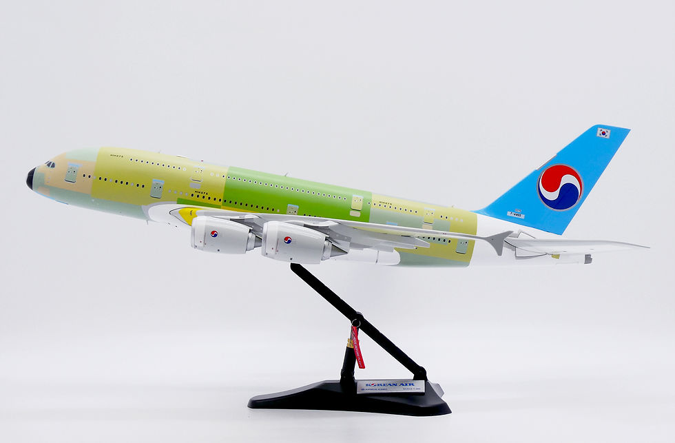 Thumbnail: XX20064 1:200 Korean Air A380 "Bare Metal" F-WWSS