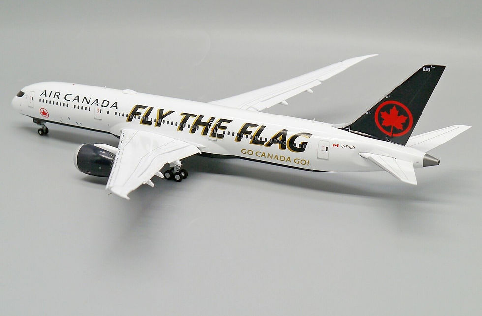 Thumbnail: “Flaps Down” Air Canada B787-9 Reg: C-FVLQ EW Wings 1:200 Diecast EW2789010A