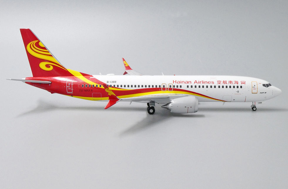 Thumbnail: Hainan Airlines B737 MAX 8 Reg: B-1388 JC Wings 1:200 Diecast XX2073