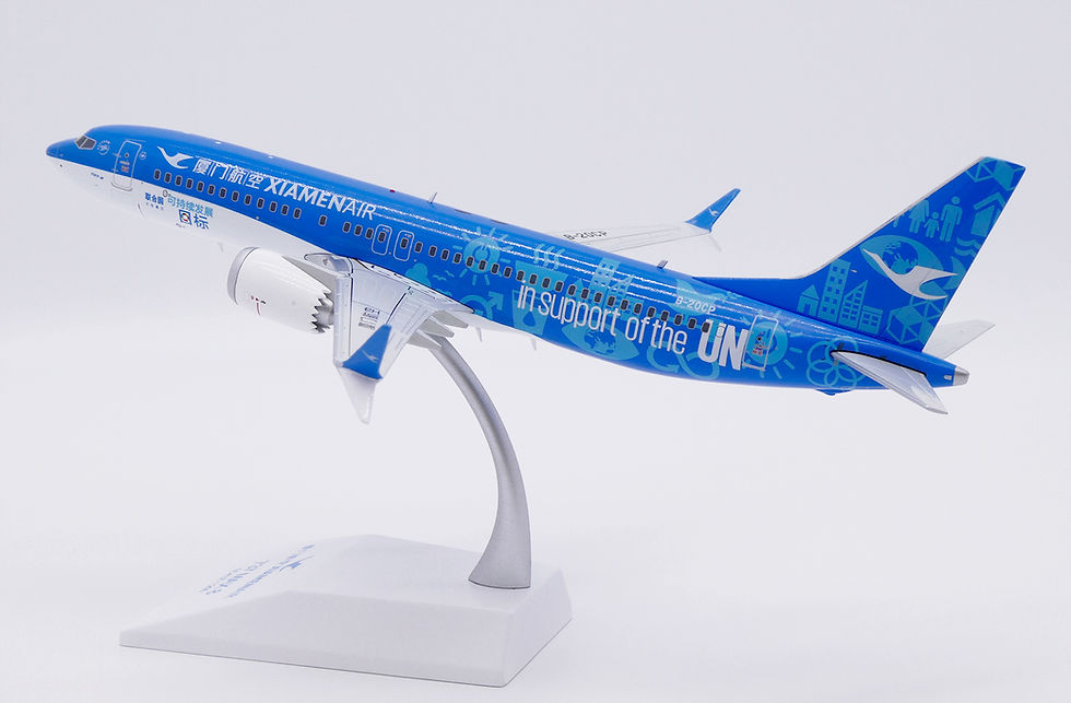 Thumbnail: LH2488 1:200 Xiamen Airlines B737Max8 "in support of the UN" B-20CP
