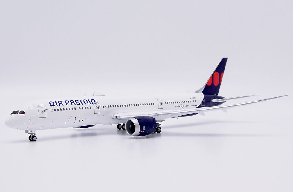 Thumbnail: "Flaps Down" Air Premia B787-9 Reg: HL8701 Scale 1:400 Diecast model SA4085A